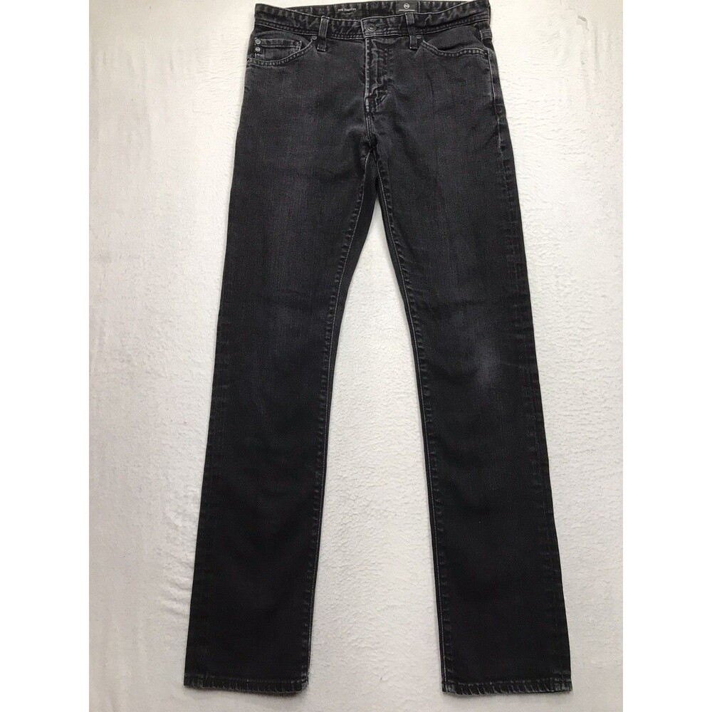 ADRIANO GOLDSCHMIED Everett Jeans Men 30x34 Black Slim Straight Stretch Denim